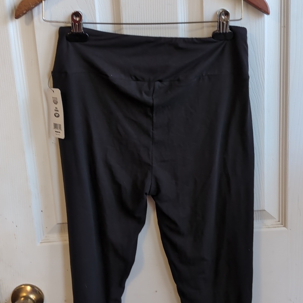 Pugs Apparel Black Leggings Midrise Size One Size Fits Most New with Tag - Picture 4 of 4